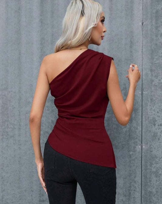 One-shoulder top