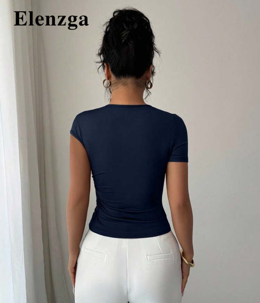 Navy top