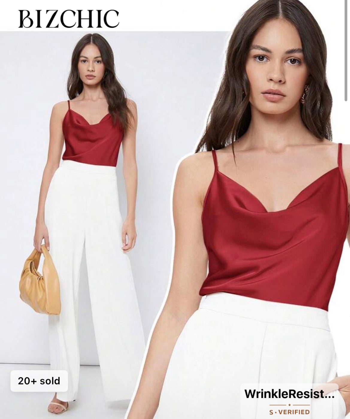 Satin top