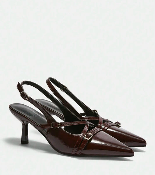 Brown heels