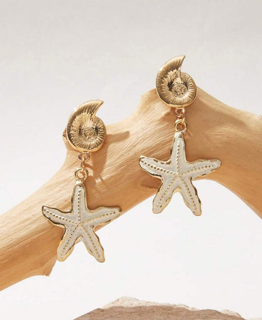 Starfish earrings
