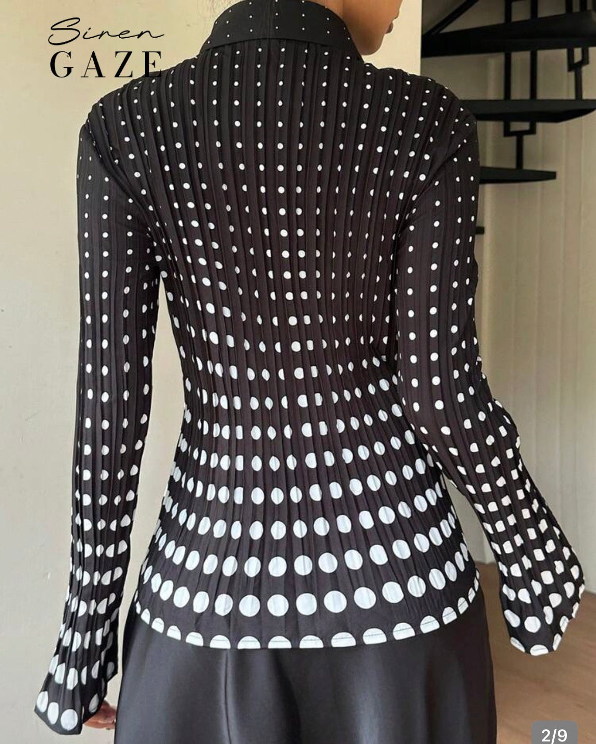 Polka blouse