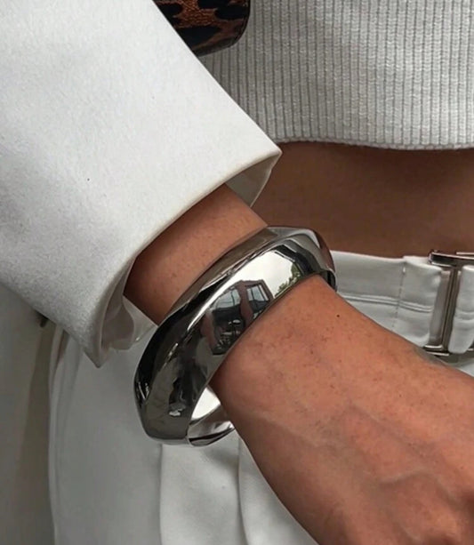 Silver bangle