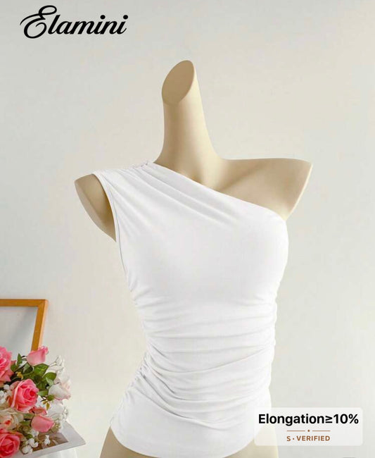 One shoulder top