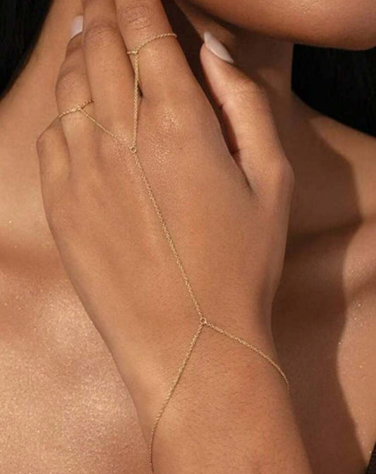 Finger hand bracelet