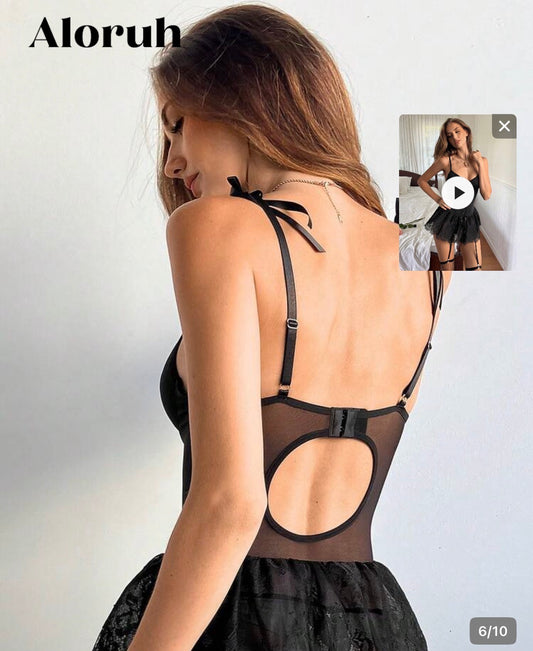Black lingerie