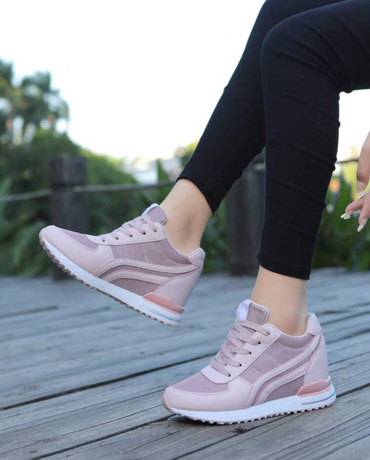 Pink sneakers