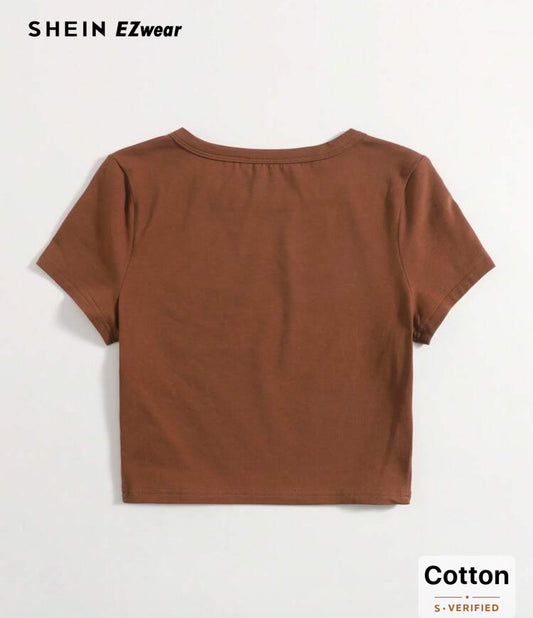 Brown shirt
