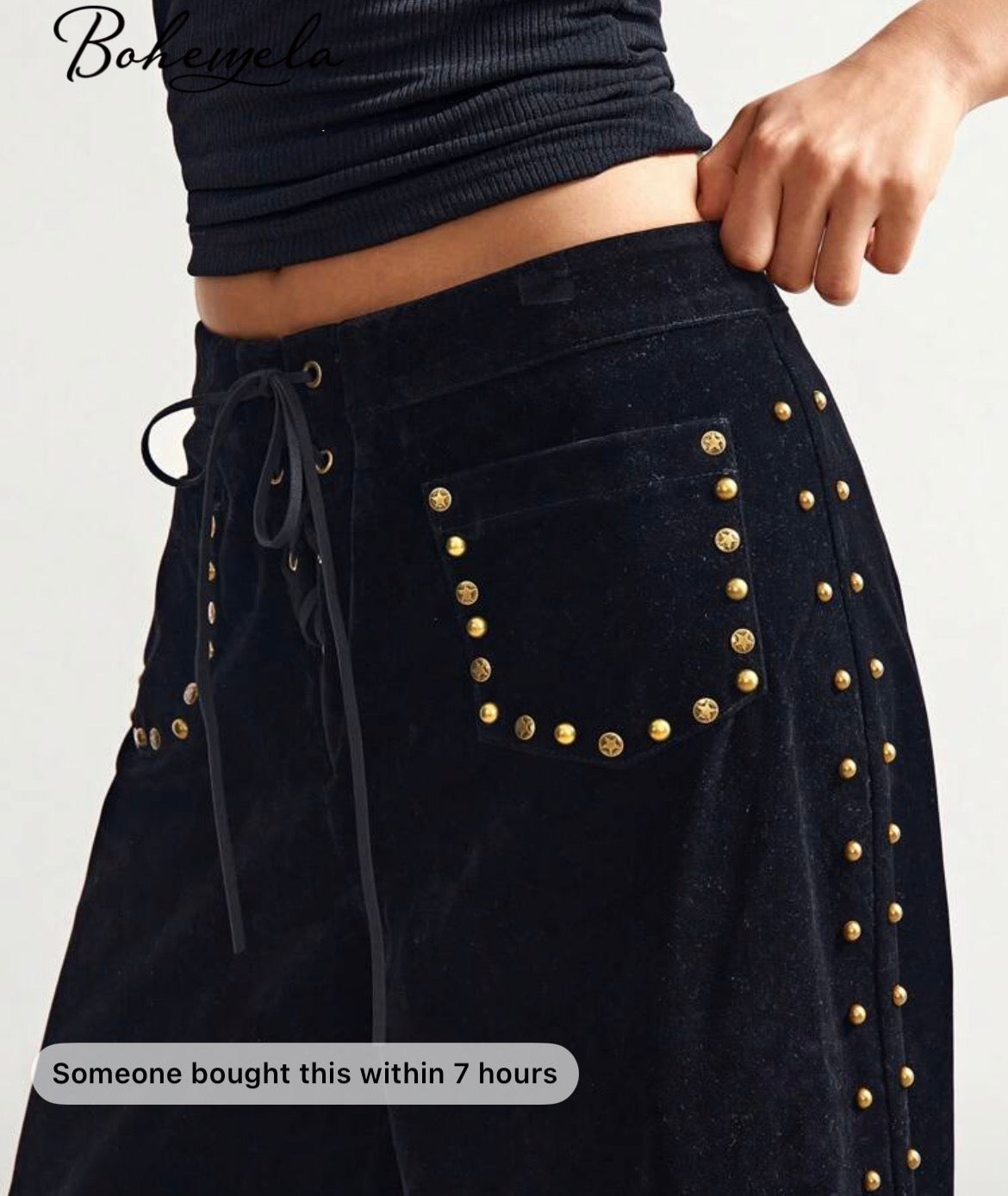 Studded pants