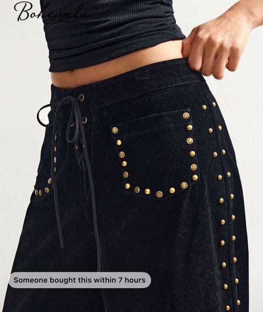 Studded pants