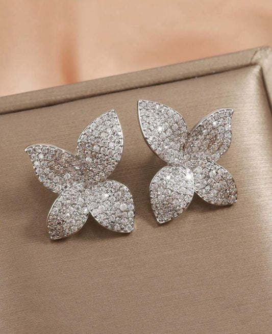 Silver earrings