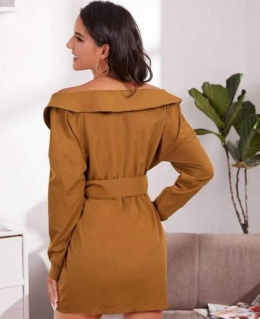 Brown dress