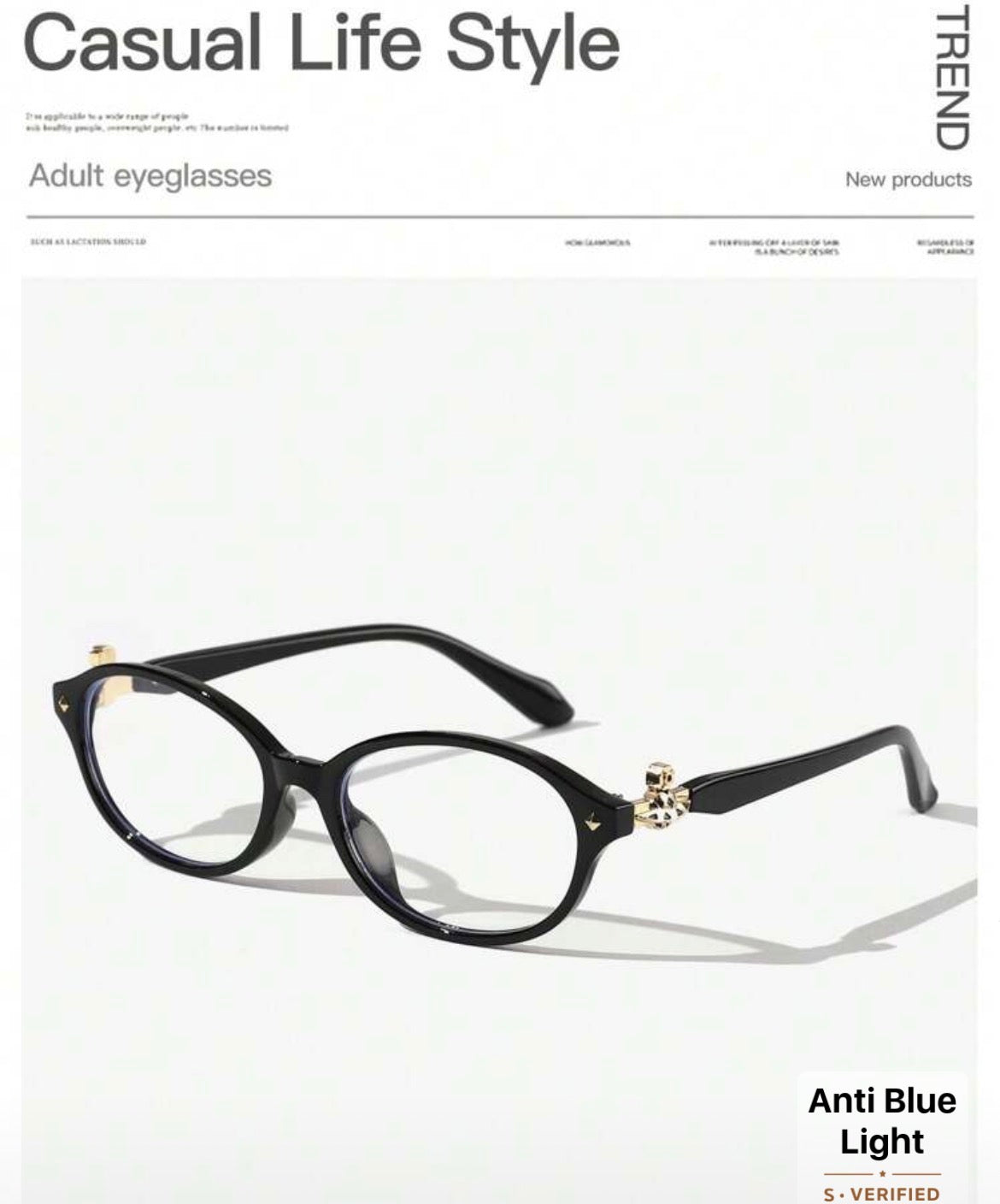 Oval glasses