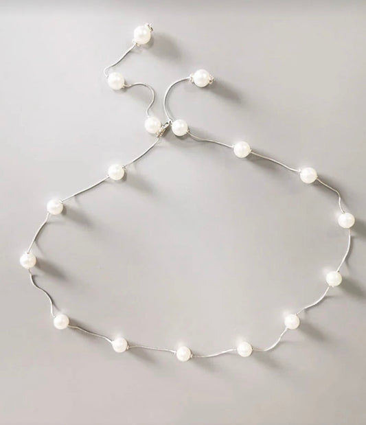 Pearl chain belt