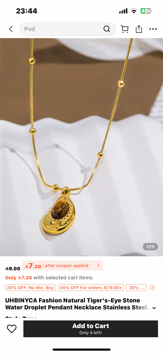 Gold necklace