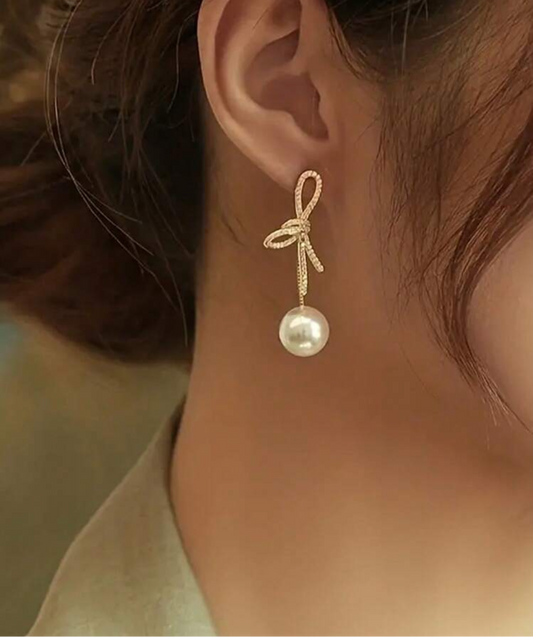 Pearl earrings