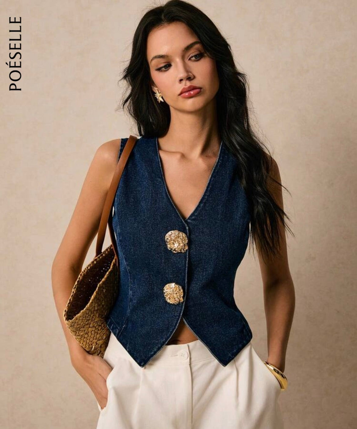 Denim top