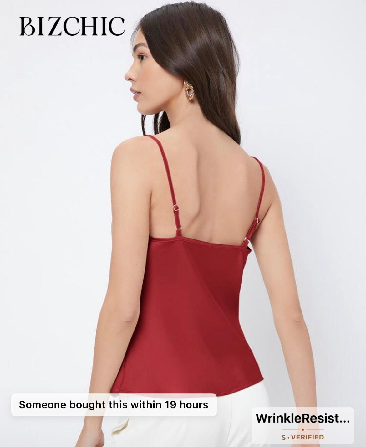 Satin top