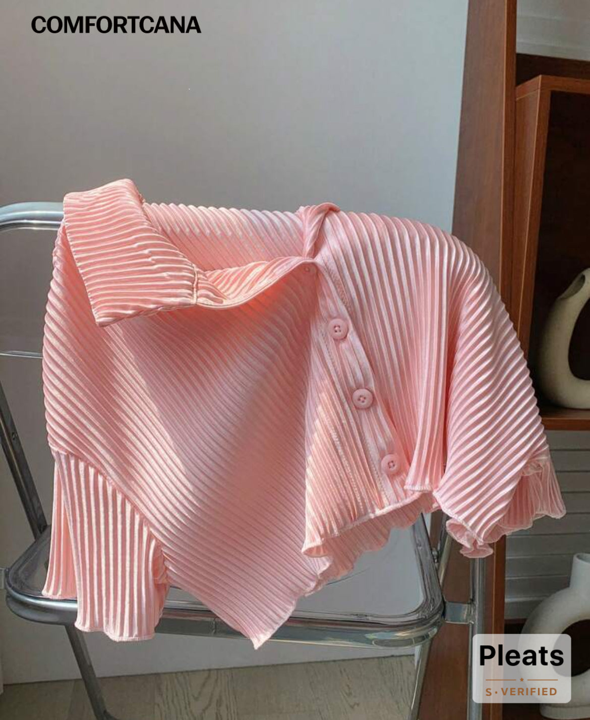 Pleated shirt