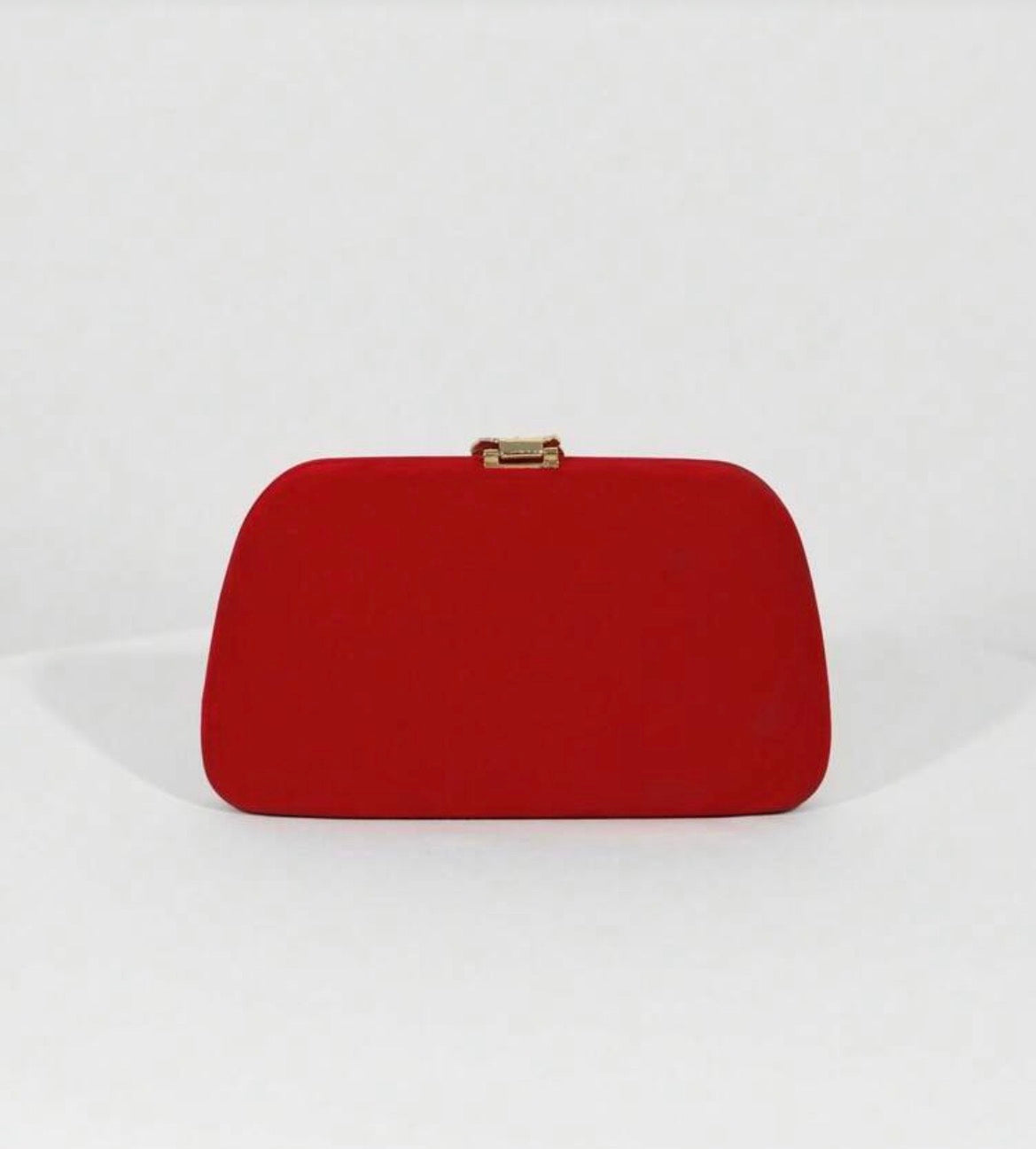 Velvet clutch