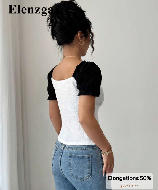 Puff sleeve blouse