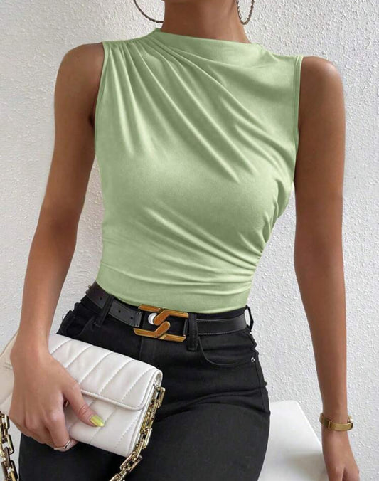 Ruched tank top