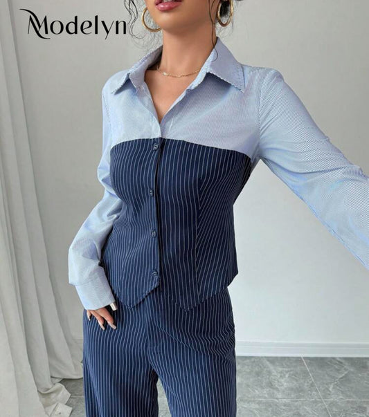 Striped set