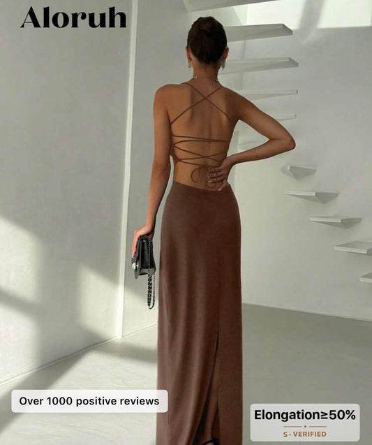 Backless dress