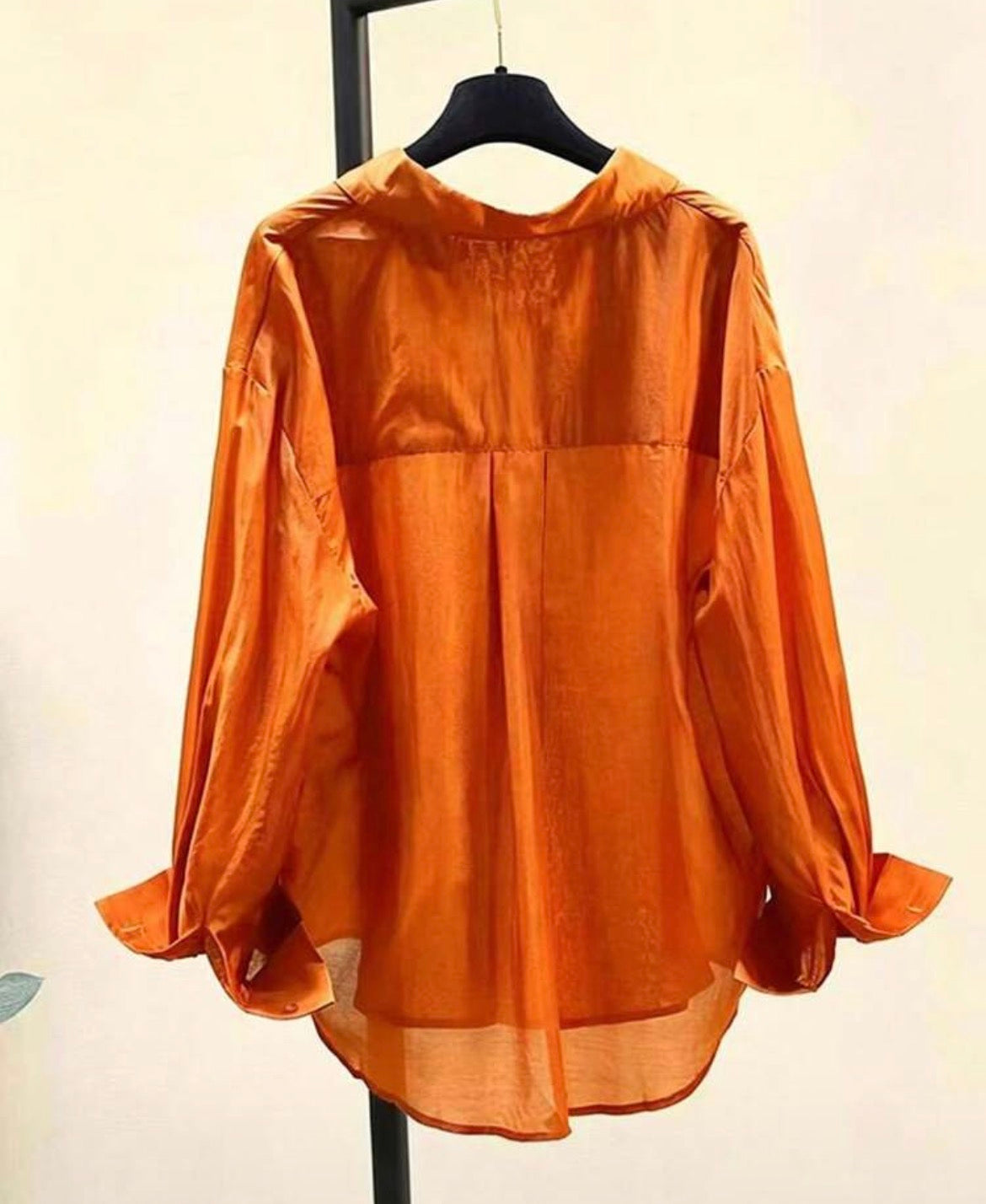 Orange blouse