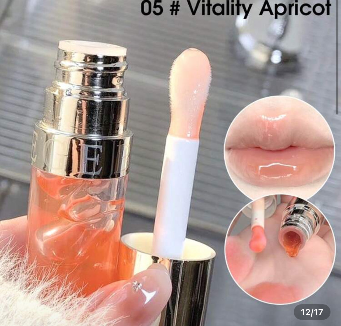 Lip moisturizing oil