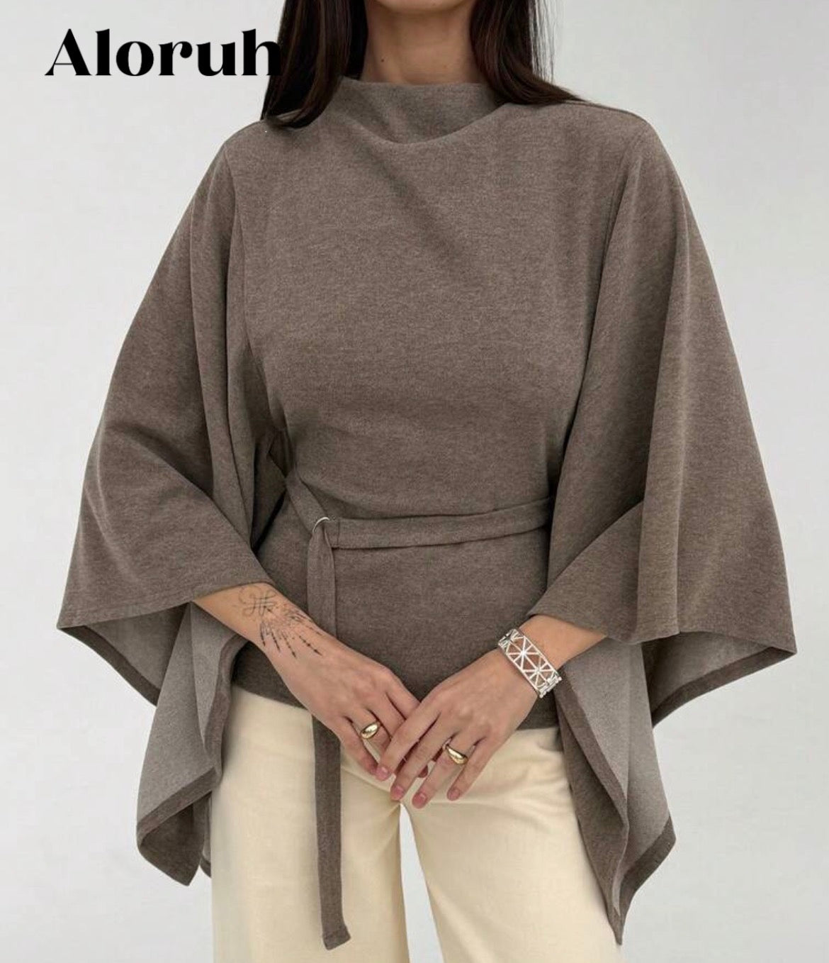 Wool cape