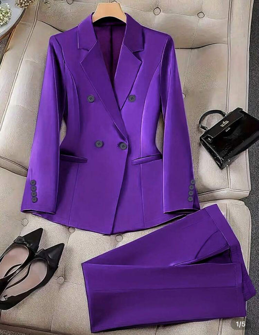 Purple suit