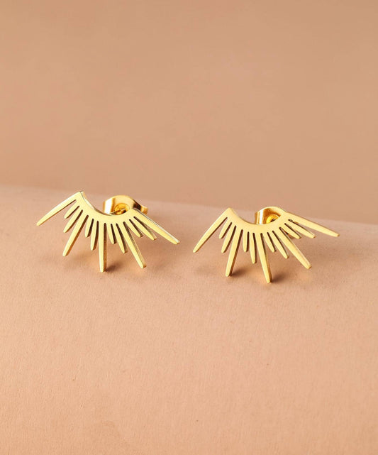 Gold earrings