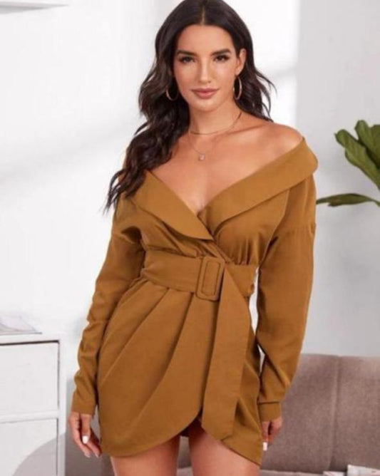 Brown dress