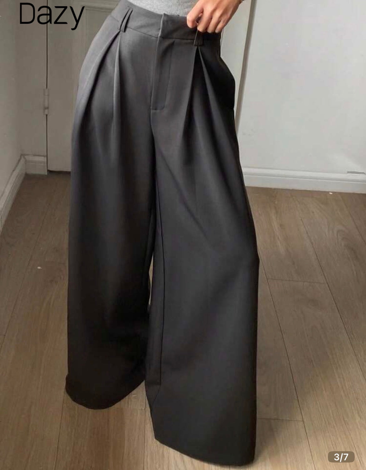 Wide leg trousers