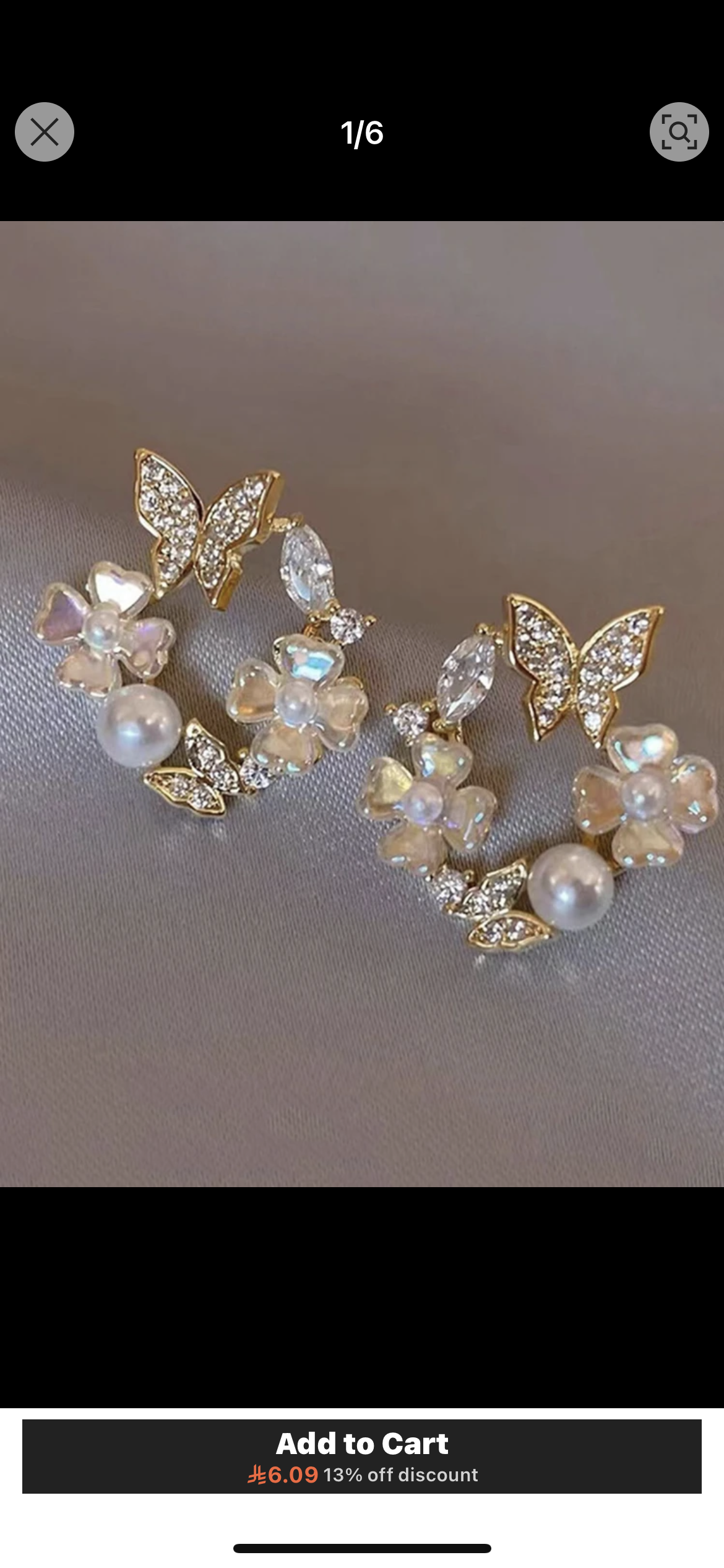 Butterfly earrings