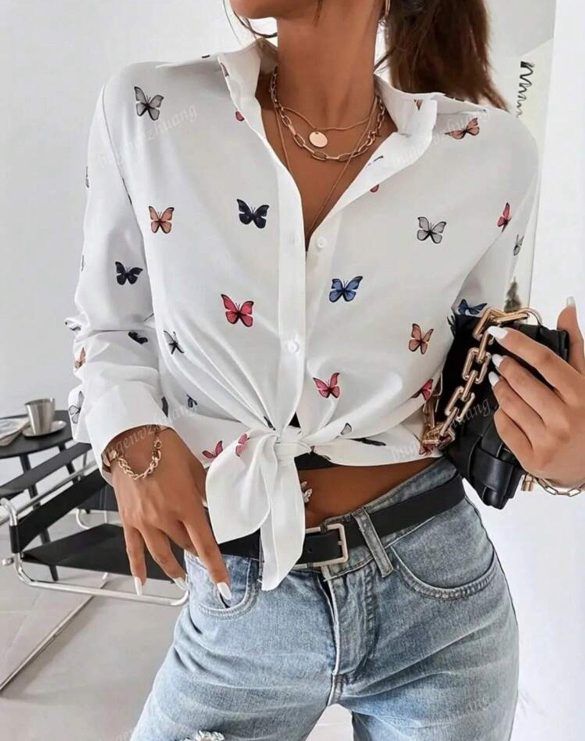 Butterfly blouse