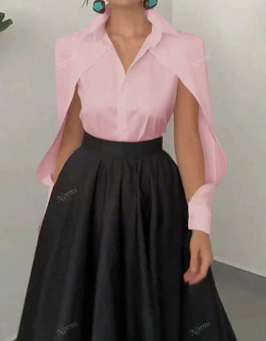 Side slit blouse