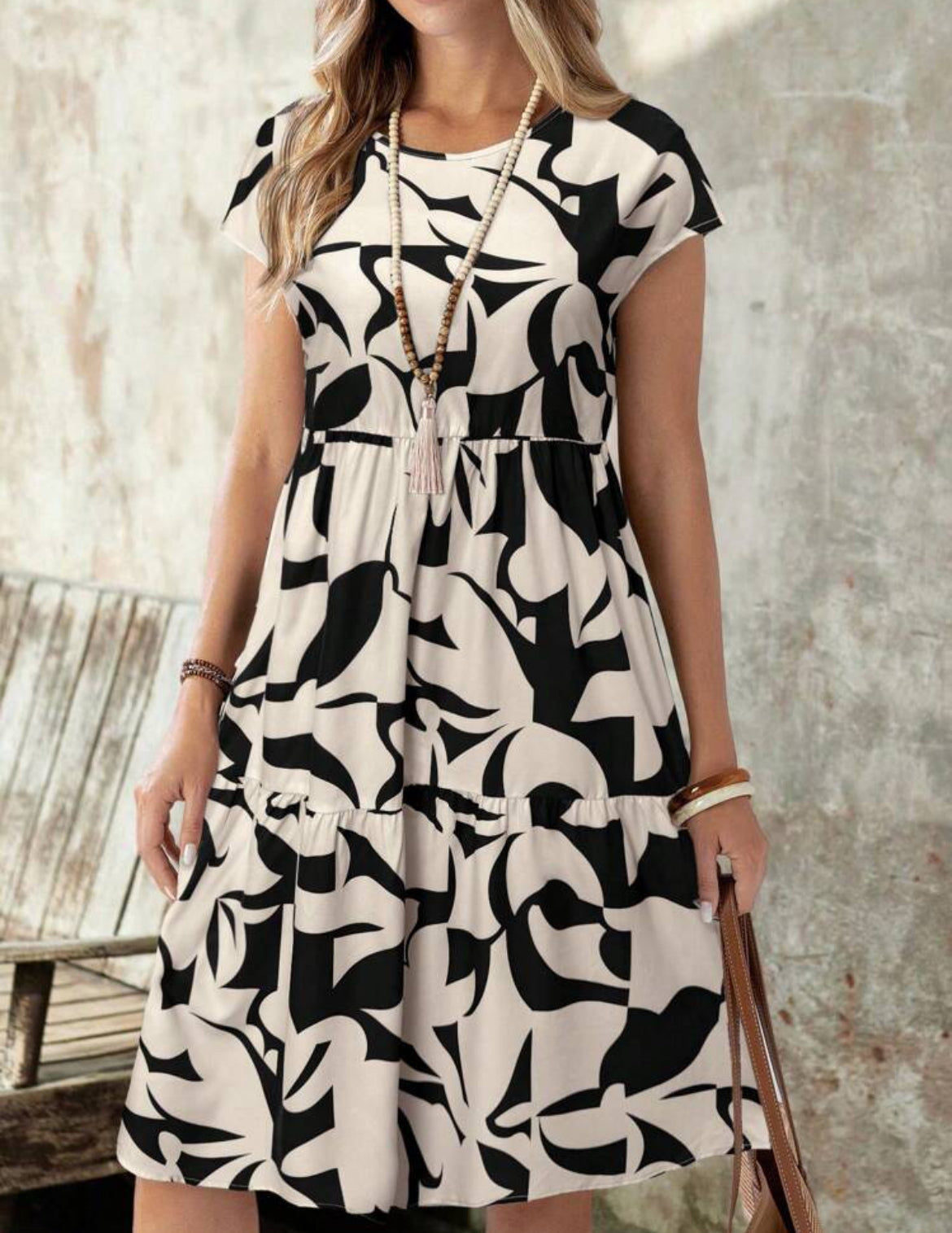 Printed dress