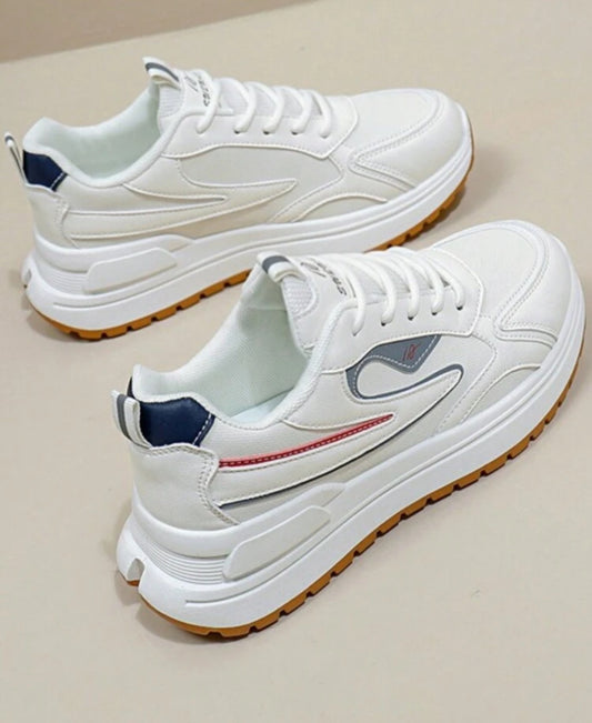 White sneakers
