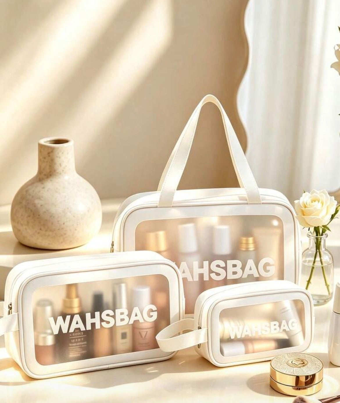 Makeup bag set