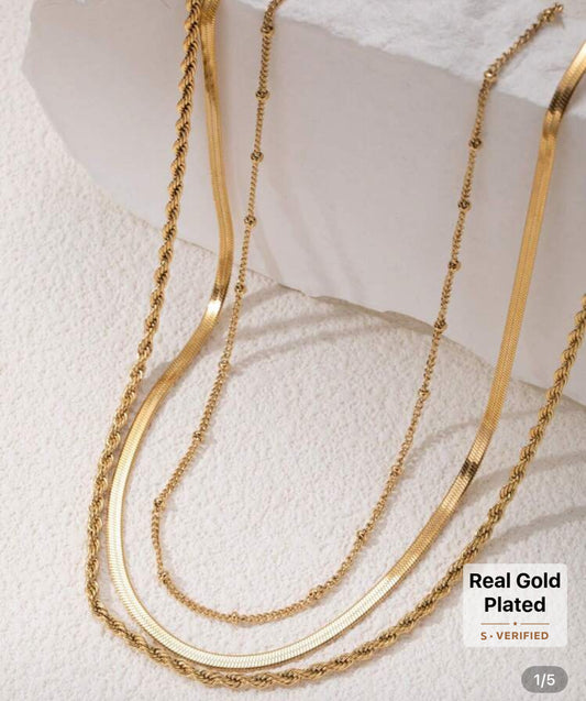 Gold necklace