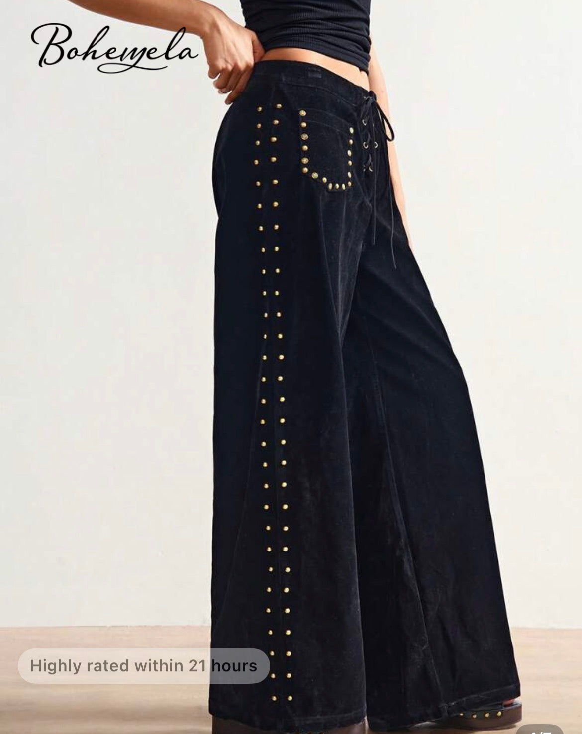 Studded pants