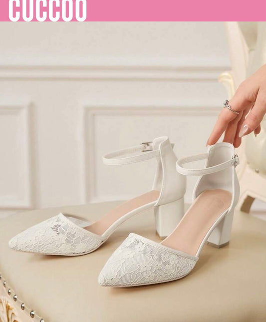 Lace heels