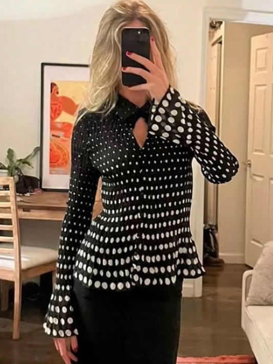 Polka blouse