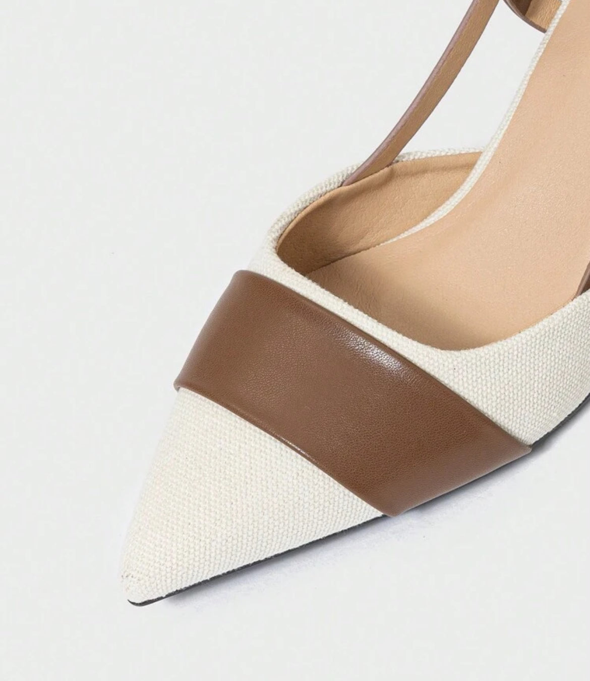 Beige heels