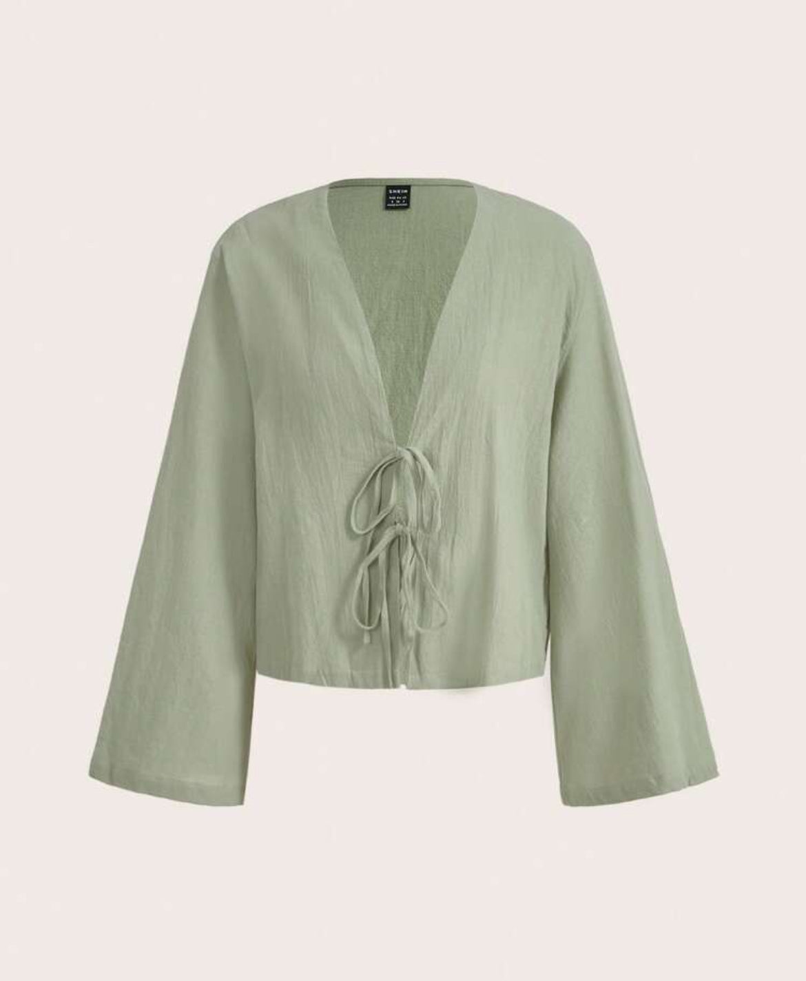 Front tie blouse