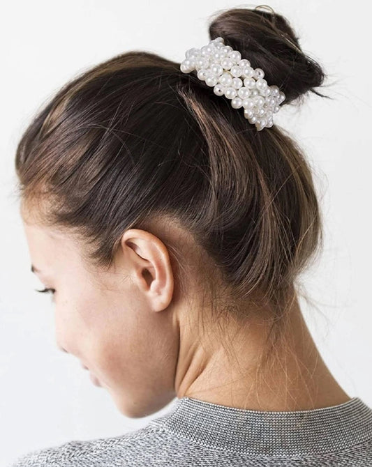Pearl hair tie