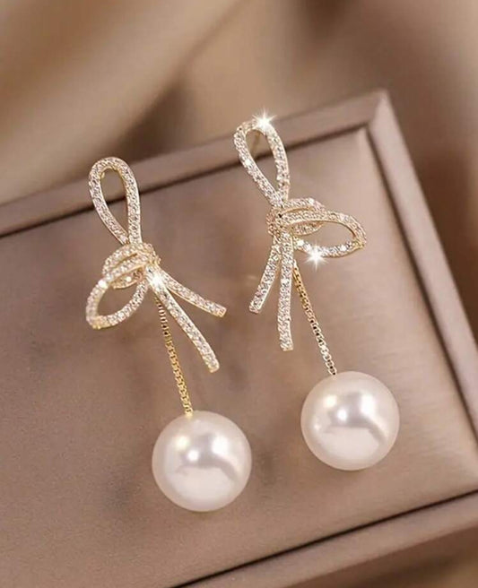 Pearl earrings