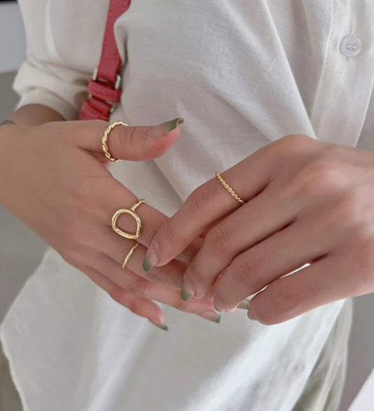 5pcs rings set